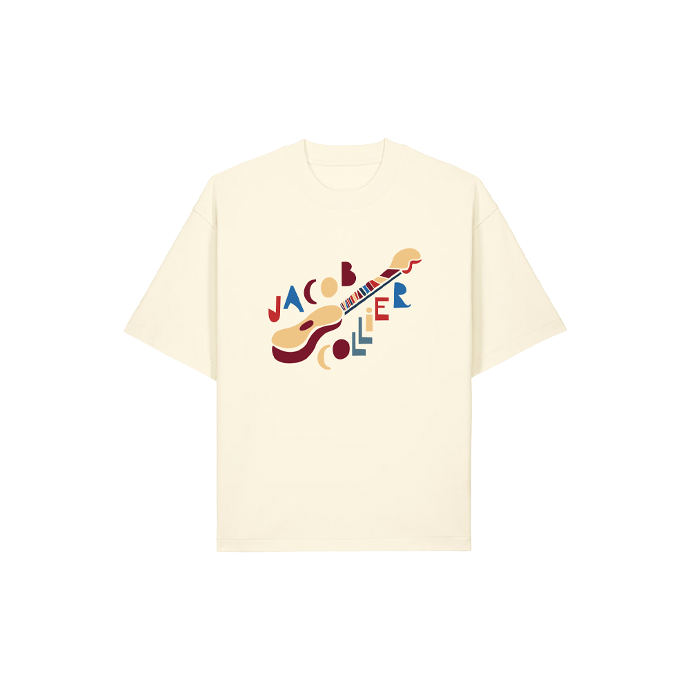 Jacob Collier 2025 TOUR Tシャツ Jacob Collier Guitar Tee - Jacob Collier Official Store