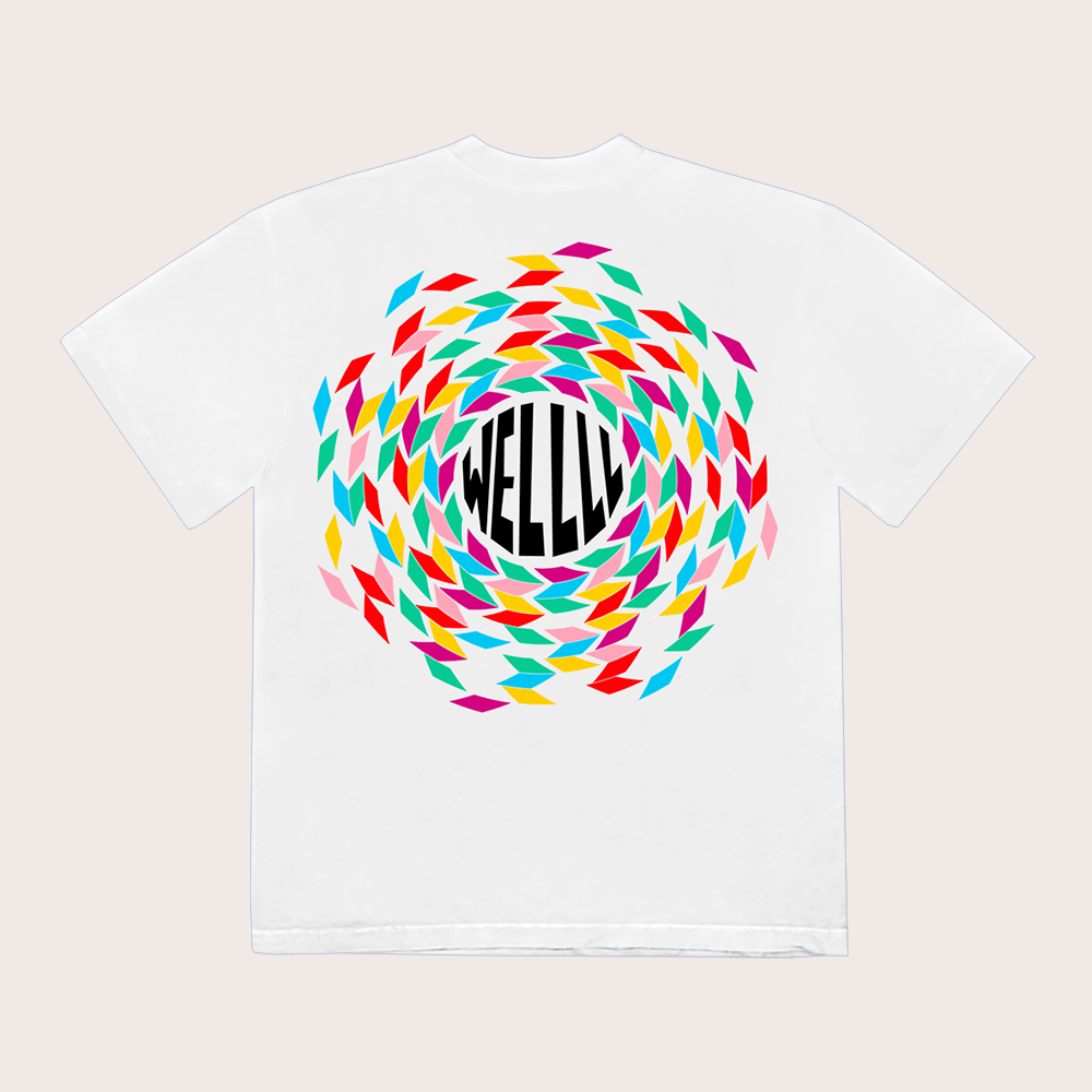 WELLLL White T-Shirt Back