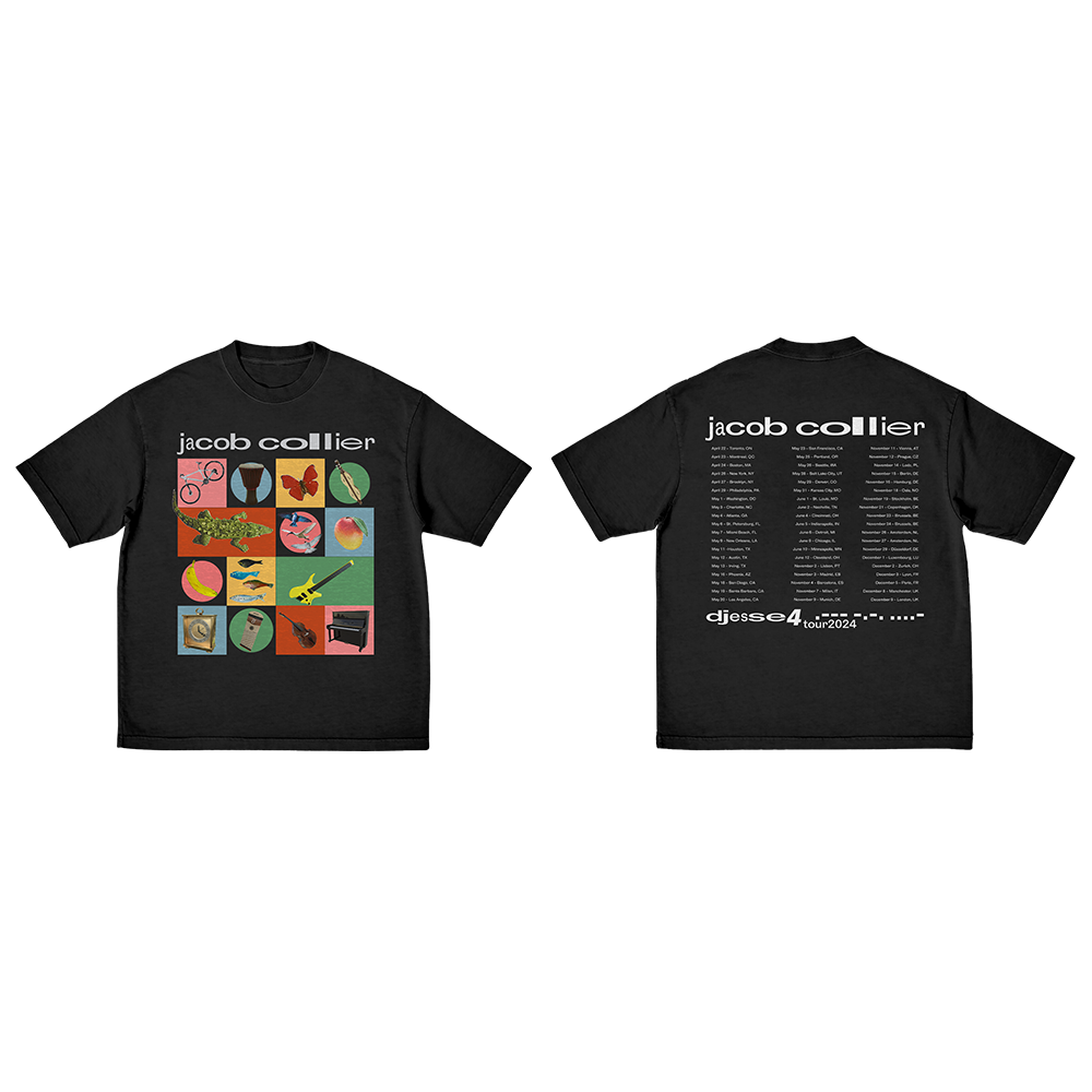 DJESSE 2024 Black Tour Tee