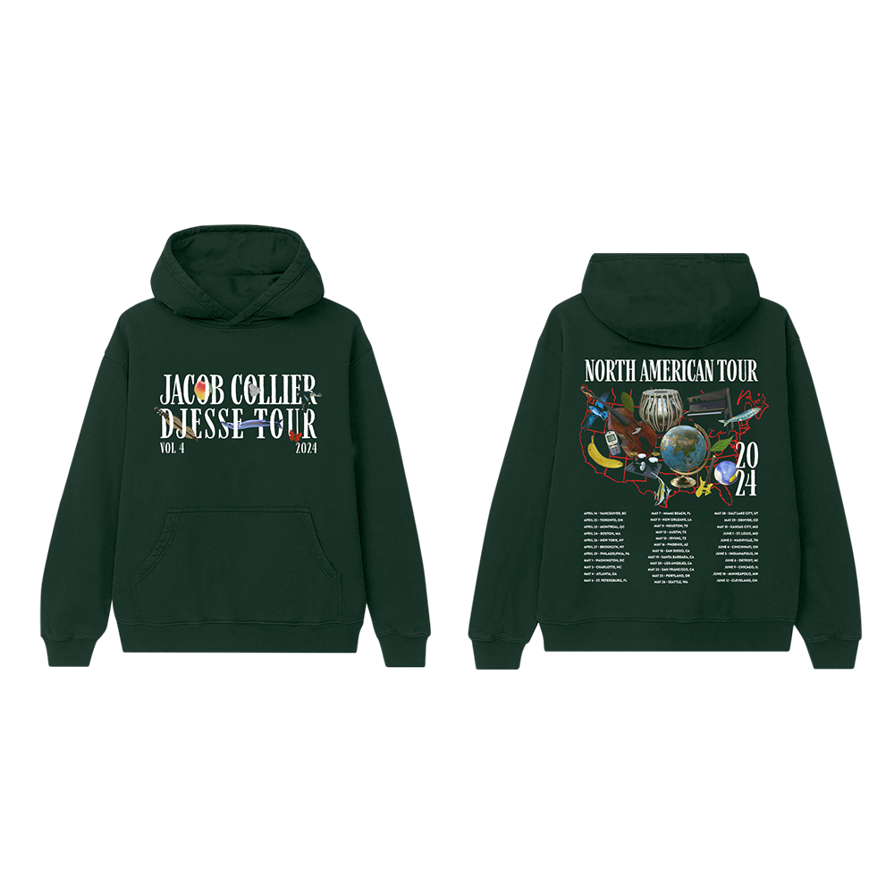 Jacob Collier DJESSE 2024 Tour Pullover Hoodie - Jacob Collier Official Store