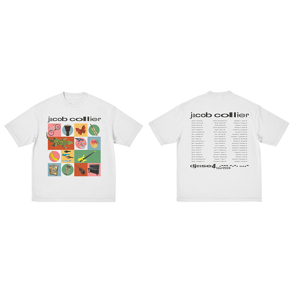 DJESSE 2024 White Tour Tee